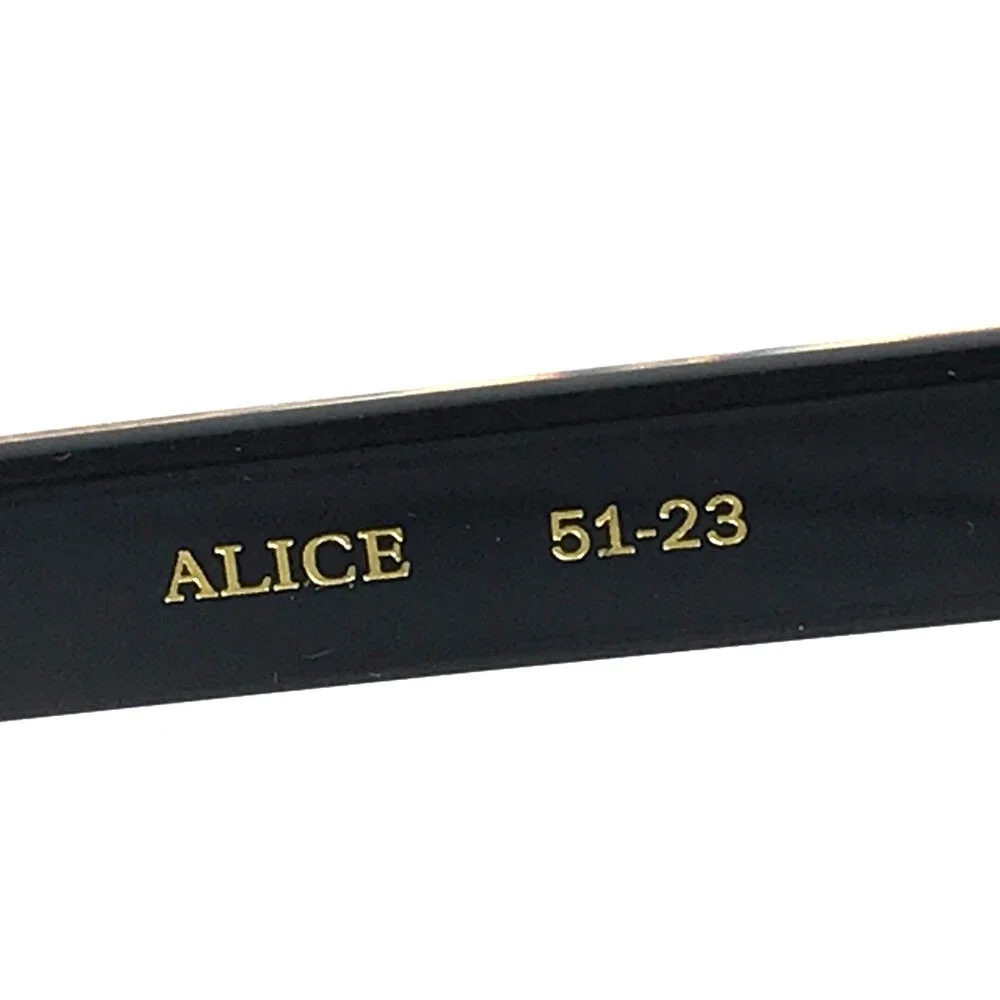 Alfred Kerbs Eyeglasses Frames ALICE BK Black Gradient Round Full Rim 51-23-150